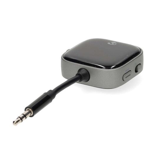 NEDIS BTTC2550BKBluetooth transmitter receiver with input: USB-C female - output: USB-C female up to 2 devices in black color.