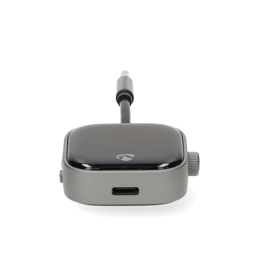 NEDIS BTTC2550BKBluetooth transmitter receiver with input: USB-C female - output: USB-C female up to 2 devices in black color. eshop