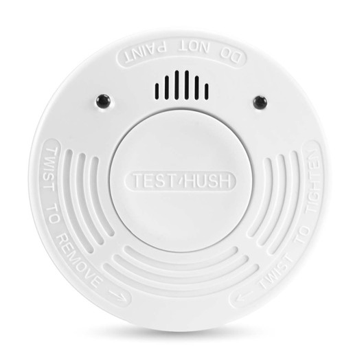 ALECTO SD1010Smoke detector with 10 years battery and sensor runtime, white color.