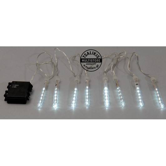 ΚΟΥΡΤΙΝΑ ΜΠΑΤΑΡΙΑΣ 210cm  LED με ΕΦΕ  ''ΣΤΑΛΑΚΤΙΤΕΣ''