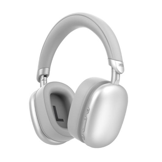 XO BE55 SILVER COLORWireless Over-Ear headphones with ANC technology in silver color