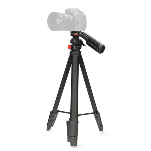 NEDIS TPOD2600BKTripod with max. capacity: 2.5 kg and working height: 154cm Pan & Tilt, black color.