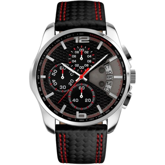 ΑΝΔΡΙΚΟ ΡΟΛΟΙ SKMEI 9106 RED με ΔΕΡΜΑΤΙΝΟ ΛΟΥΡΑΚΙ