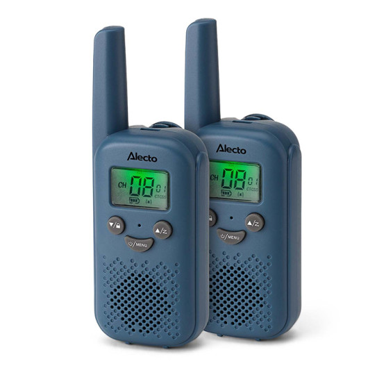 ALECTO FR10BUSet of two walkie-talkies, with USB-C, blue