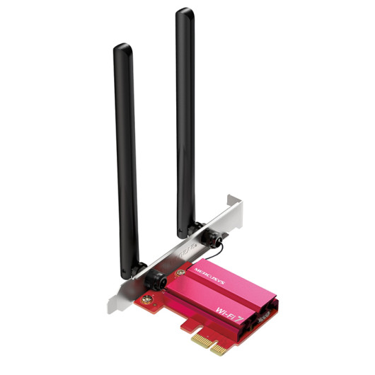 MERCUSYS MA37BE BE6500BE6500 WiFi 7 & Bluetooth 5.4 PCIe Adapter