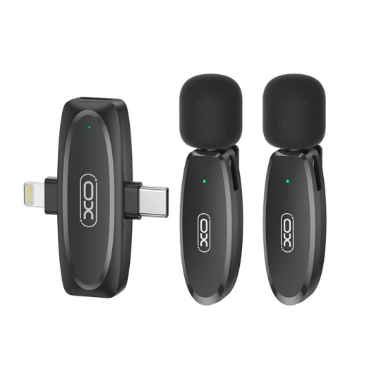 XO MKF10Wireless Lavalier microphone with Type-C and Lightning output