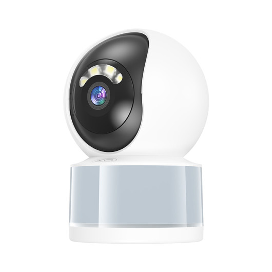 XO CR113MP Wi-Fi Pan/Tilt Camera with Two-Way Audio & LED Light in white color