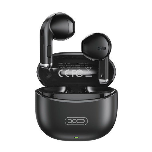 XO X33 BLACK COLORWireless Bluetooth earphones, in black color