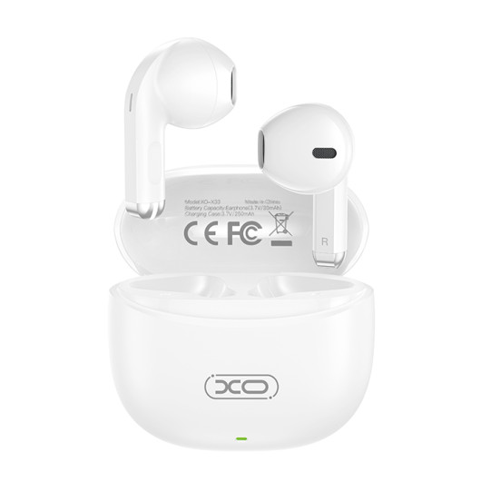 XO X33 WHITE COLORWireless Bluetooth earphones, in white color