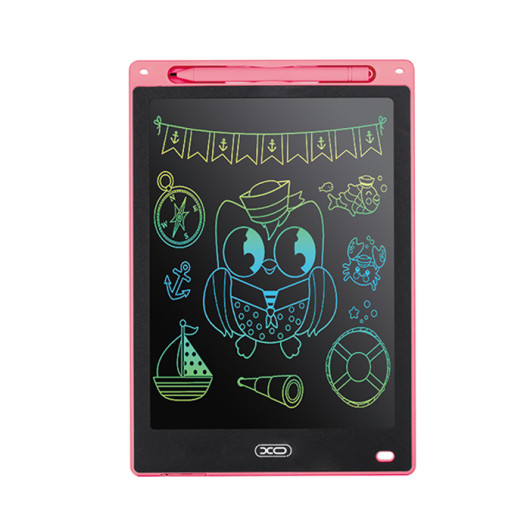 XO V02 PINK COLOR16'' digital writing board, with pink casing