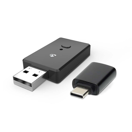 NEDIS CKAA2400BKWireless car audio adapter, AAC / SBC black color.