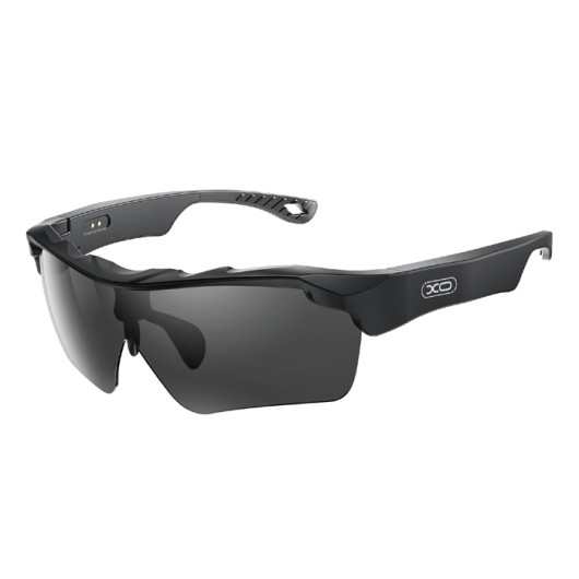 XO E16 BLACK COLORBluetooth Sunglasses with speaker and black lenses