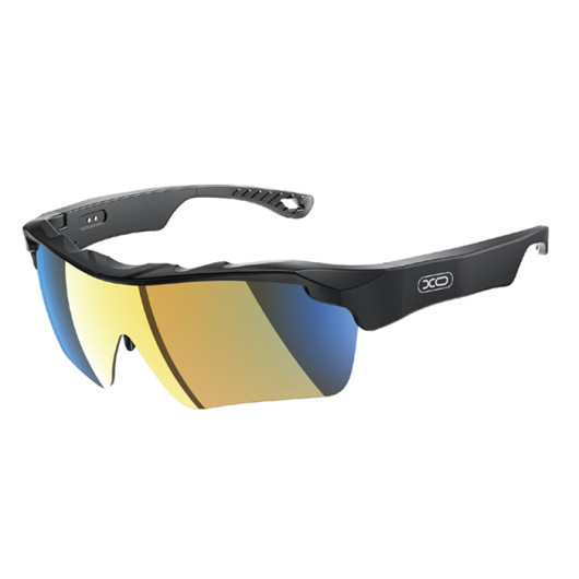 XO E16 GOLD COLORBluetooth Sunglasses with speaker and gold lenses