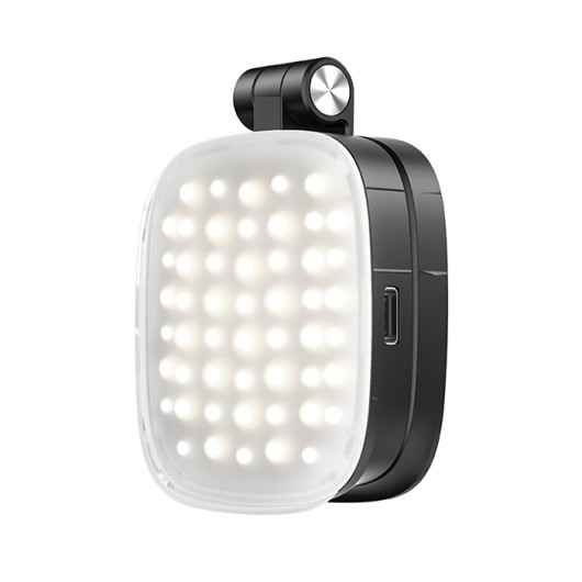 XO SS26Multifunctional light for taking selfies, with built-in mirror in black color