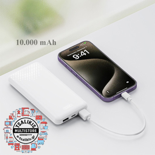 POWERBANK 10.000 mAh  ( 3 ΘΥΡΕΣ USB )