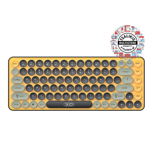 ΑΣΥΡΜΑΤΟ ΠΛΗΚΤΡΟΛΟΓΙΟ XO KB-12 YELLOW COLOR