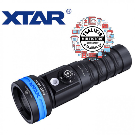 ΚΑΤΑΔΥΤΙΚΟΣ ΦΑΚΟΣ XTAR D30 1600LUMENS - 100m  ( FULL SET )
