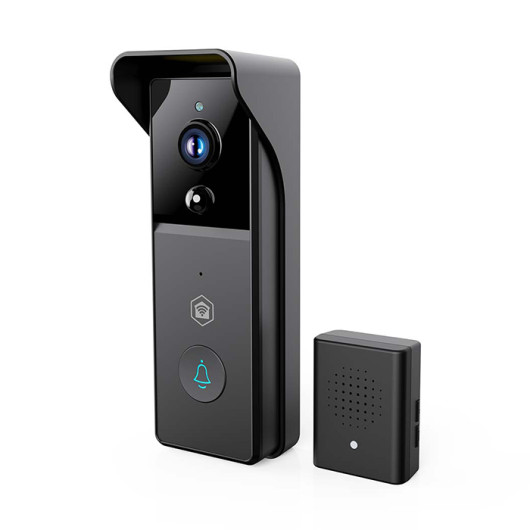 NEDIS WIFICDP21BKSmartLife video doorbell 3MP Full HD 1296p with motion sensor & night vision, black color.