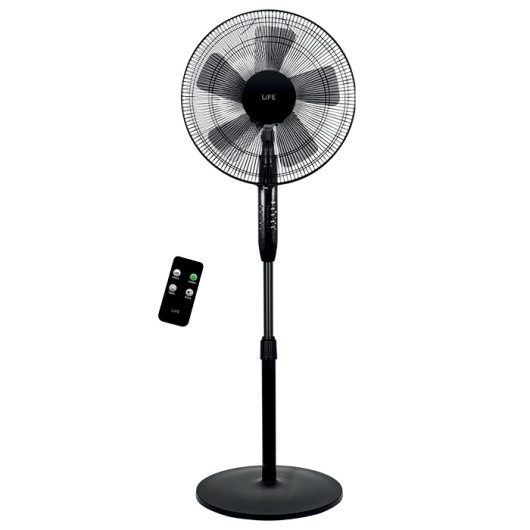 LiFE MAISTRALI16” Stand fan with remote control, 40W