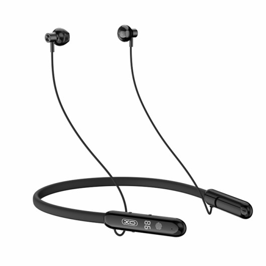XO BS36Neckband earphones in black color