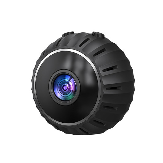 XO CR17Mini rechargeable Wi-Fi 480p indoor camera with magnetic surface in black color