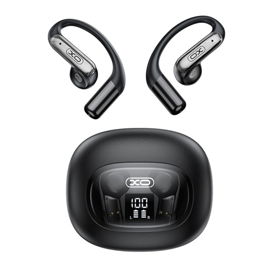 XO G49 BLACK COLORBluetooth Handsfree Earbuds with Charging Case and LED Display in black color