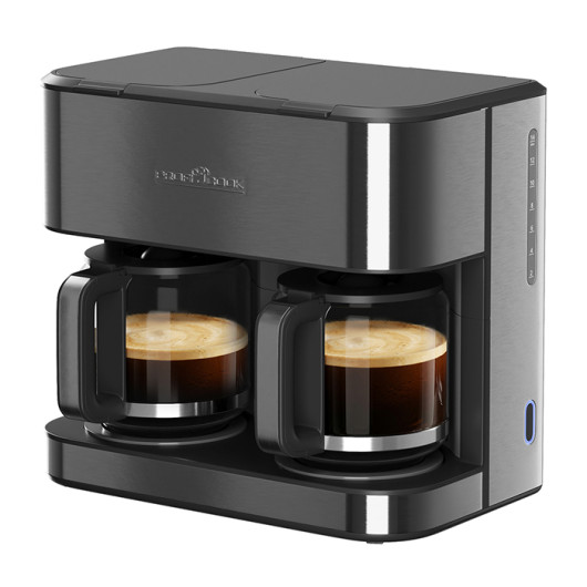 PROFI COOK PC-KAD 1308Double coffee machine, dark inox